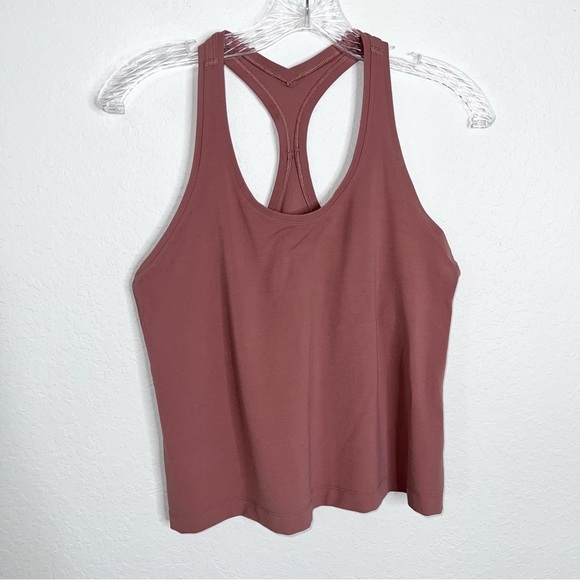 Lululemon Tank Top Women 12 cool racerback Mauve Pink Athletic B13 - Picture 1 of 5